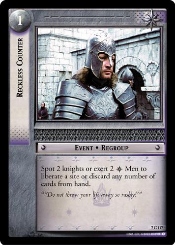 Reckless Counter